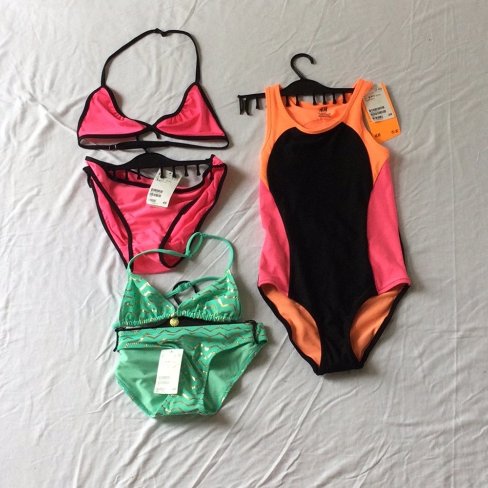 Girls NWT BATHING SUIT BUNDLE *never worn*